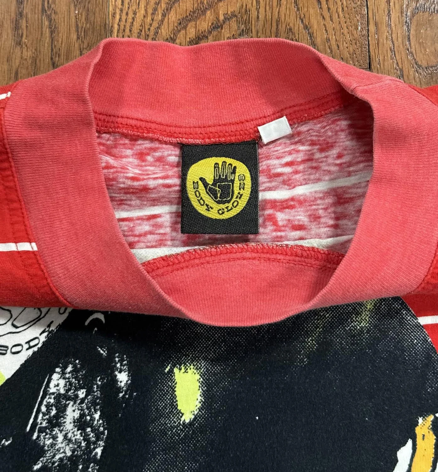 Vintage Body Glove All Over Print T Shirt (Size L) — RootsBK